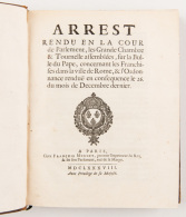 «AFFAIRE Des Franchises». Recueil De 8 Pièces Imprimées Et 3 Pièces Manuscrites. - Zonder Classificatie