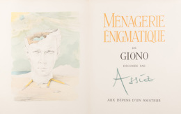 Jean GIONO - Ménagerie énigmatique. Décorée Par ASSIA. - Unclassified