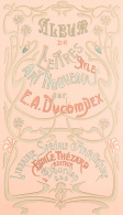 E.-A. DUCOMPEX - Album De Lettres D'Art Nouveau. - Unclassified