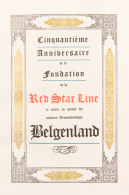 [RED STAR LINE] 1873-1923. Cinquantième Anniversaire De La Fondation De La Red Star Line Et Entrée En Serv - Non Classificati