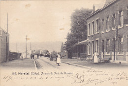 Herstal - Avenue Du Pont De Wandre (animée, Café Restaurant, Vélo, 1904) - Herstal