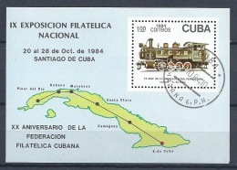 Cuba 1984 -  IX Philatelic Exhibition - Y&T B 86  Mi. B 87 Cancelled, MNH, Neuf, Postfrisch - Blocs-feuillets