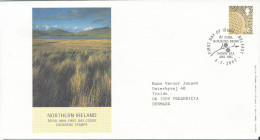 Great Britain FDC 4-7-2002 Definities Issue Northern Ireland With Cachet Sent To Denmark - 2001-2010. Decimale Uitgaven