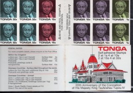 TONGA 1988 SC# 659a MNH -20TH. ANNIV OF THE CORONATION OF HIS MAJESTY KING TAUFA´AHAU TUPOU IV- BOOKLETS - Tonga (1970-...)