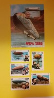 Serie Completa Expo Filatelica Internacional WIPA 2000 - CUBA - Incluye Hoja Filatelica Zeppelin - Collections, Lots & Séries