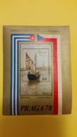 HOJA FILATELICA PRAGA 1978 - CUBA - TEMA VELERO - SAILING SHIP - Collections, Lots & Séries