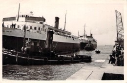 Carte Photo 1952 Port De Dunkerque " Bergsche Mas " Remorqueur S.N.R.S - Rimorchiatori