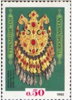 Turkmenistan 1992 -.1992. PENDIENTE TRADICIONAL ,Women's Decoration    MNH - Turkmenistan