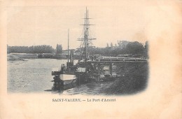 C P A Carte Postale Ancienne Saint-Valéry 76  Le Port D'Amont Normandie Littoral Seine Maritime - Remorqueurs