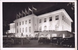 Germany PPC Ostseebad Travemünde - Casino Old Cars Autos Sonderstempel TRAVEMÜNDE 1953 Echte Real Photo (2 Scans) - Lübeck-Travemünde