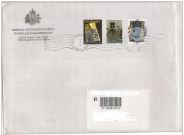San Marino: Raccomandata, Registered, Recommandée - Briefe U. Dokumente
