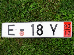 Number Plates License Plates Temporary From Germany Stadt Essen - Kennzeichen & Nummernschilder