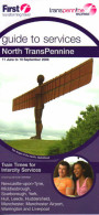 First Trans Pennine Railway Timetable 2006 North East-North West - Europe