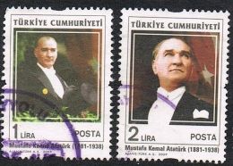 2009 - TURCHIA / TURKEY - IL PRESIDENTE KEMAL ATATURK PRIMO PRESIDENTE DELLA REPUBBLICA TURCA. USATO, - Gebraucht