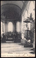 ORROIR ( MONT ENCLUS TOURNAI FRASNES ATH RONSE ) - INTERIEUR DE L'EGLISE - RARE ! Simple Cercle Amougies Au Dos - Kluisbergen