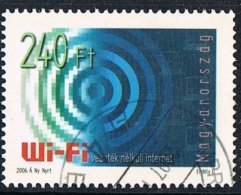2006 - UNGHERIA / HUNGARY - INTERNET WI FI. USATO - Oblitérés