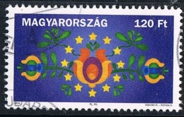 2004 - UNGHERIA / HUNGARY - ADESIONE ALL'UNIONE EUROPEA. USATO - Gebraucht