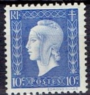 FRANCE #    FROM  1945 - 1954  STAMPWORLD 701 - 1944-45 Marianne Van Dulac