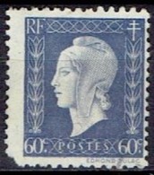 FRANCE #    FROM  1945 - 1954  STAMPWORLD 705 - 1944-45 Marianne De Dulac