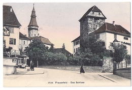 FRAUENFELD: Partie Mit Schloss Und Comestibles-Geschäft 1909 - Frauenfeld