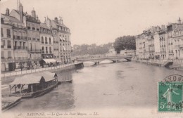 BAYONNE (64) Le Quai Du Pont Mayou ( Traiteur MOUMATIS ? / A La Belle Fermière ) - Bayonne