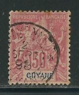 GUYANE N° 40 Obl. - Usati