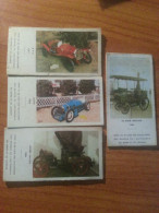 [Lot] 4 Tickets De Pesée Voiture - Spa 1912 / Alphi 1929 / De Dion Bouton 1885 / Henri Vallée - Musées Auto Mans Lourdes - Voitures