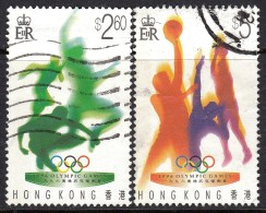 Hong Kong 1996 Olympics £2.60 & $5 SG824-5 Used - Gebruikt