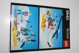 LEGO - 8640 INSTRUCTION MANUAL - Original Lego 1986 - Vintage - Cataloghi