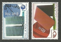 ICELAND 2002 NORDIC COUNTRIES OMNIBUS ART SCULPTURE WATERFALL SET MNH - Nuovi