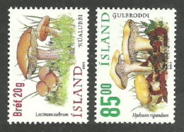 ICELAND 2002 FUNGI MUSHROOMS FLOWERS PLANTS SET MNH - Unused Stamps