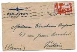 Maroc Morocco Marruecos Lettre Avion Airmail Cover Correo Aereo Casablanca 29 Mai 1948 - Briefe U. Dokumente