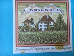 1719 - Suisse Genève Gamay Des Coteaux De Satigny Clos Des Gondettes - Fonduta