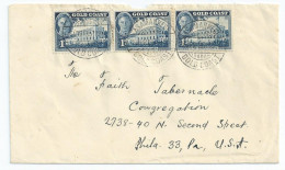 GOLD COAST 1951 Cover From ASAMANKESE (SN 2140) - Gold Coast (...-1957)