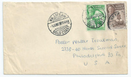 GOLD COAST 1951 Cover From NKAWKAW (SN 2139) - Côte D'Or (...-1957)
