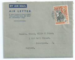 GOLD COAST Air Letter (SN 2130) - Côte D'Or (...-1957)