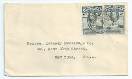 GOLD COAST 1953 Cover To US (SN 2127) - Goudkust (...-1957)