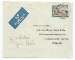 GOLD COAST 1944 Air Cover To UK 1/3 Single On Cover (SN 2126) - Gold Coast (...-1957)