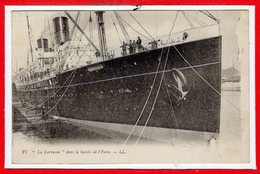 BATEAUX De COMMERCE -- La Lorraine  Dans Le Bassin De L'Eure - Cargos