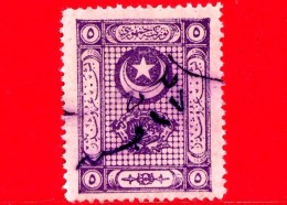 TURCHIA - Usato - 1923 - Stella E Mezzaluna - Crescent And Star - - Usados