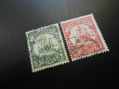 D.R.21+22b  5+10Pf   Deutsche Kolonien (Kamerun) 1905 - Kameroen