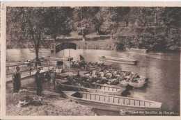 Delcampe - Houyet - Départ Des Sarcelles - Descente De La Lesse En Sarcelles - Pas Circulé - Animée - TBE - Houyet