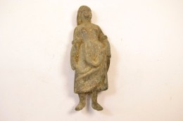 Statuette / Figurine En Laiton / Bronze Ou Alliage. Pièce De Terrain à Identifier. Romain ? Médiéval ? 19eme Siècle ? - Archéologie