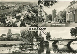 Beeskow - Ernst-Thälmann-Straße - Am Kleinen See - Spreebrücke - Foto-AK Großformat 1975 - Planet-Verlag Berlin - Beeskow