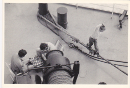 Joueurs D'Echecs Sur Le Ferry Roscoff-Plymouth 1983 - Claude Lefeuvre - L'Aventure Carto - Pas Circulé, 10.5 X 15 - Schaken