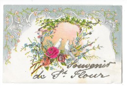 SAINT FLOUR (15) Carte Fantaisie Souvenir - Saint Flour