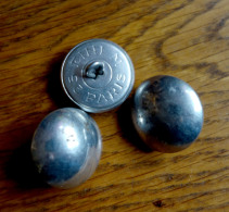 Lot De 3 Boutons Militaires Aluminium - Buttons