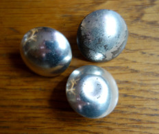 Lot De 3 Boutons Militaires Aluminium - Buttons