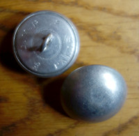 Lot De 2 Boutons Militaires Aluminium - Buttons