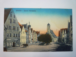 WEIDEN  (Obpf)  :  Unterer  MARKTPLATZ  -  Carte Couleur  - Weiden I. D. Oberpfalz